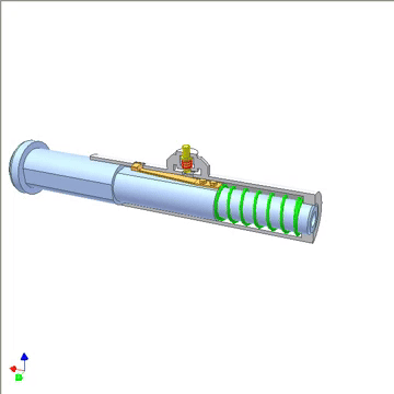 Two Button Retracting Latch Mechanism